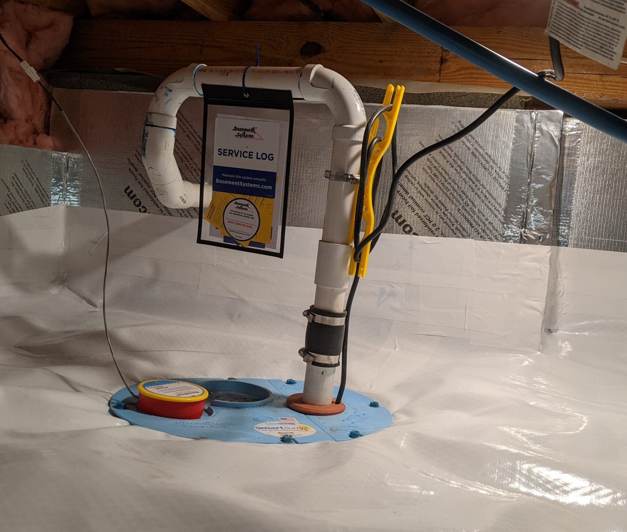 Sump Pump for Foundation Protection Sump pump installed in a basement to prevent water accumulation and protect foundation integrity