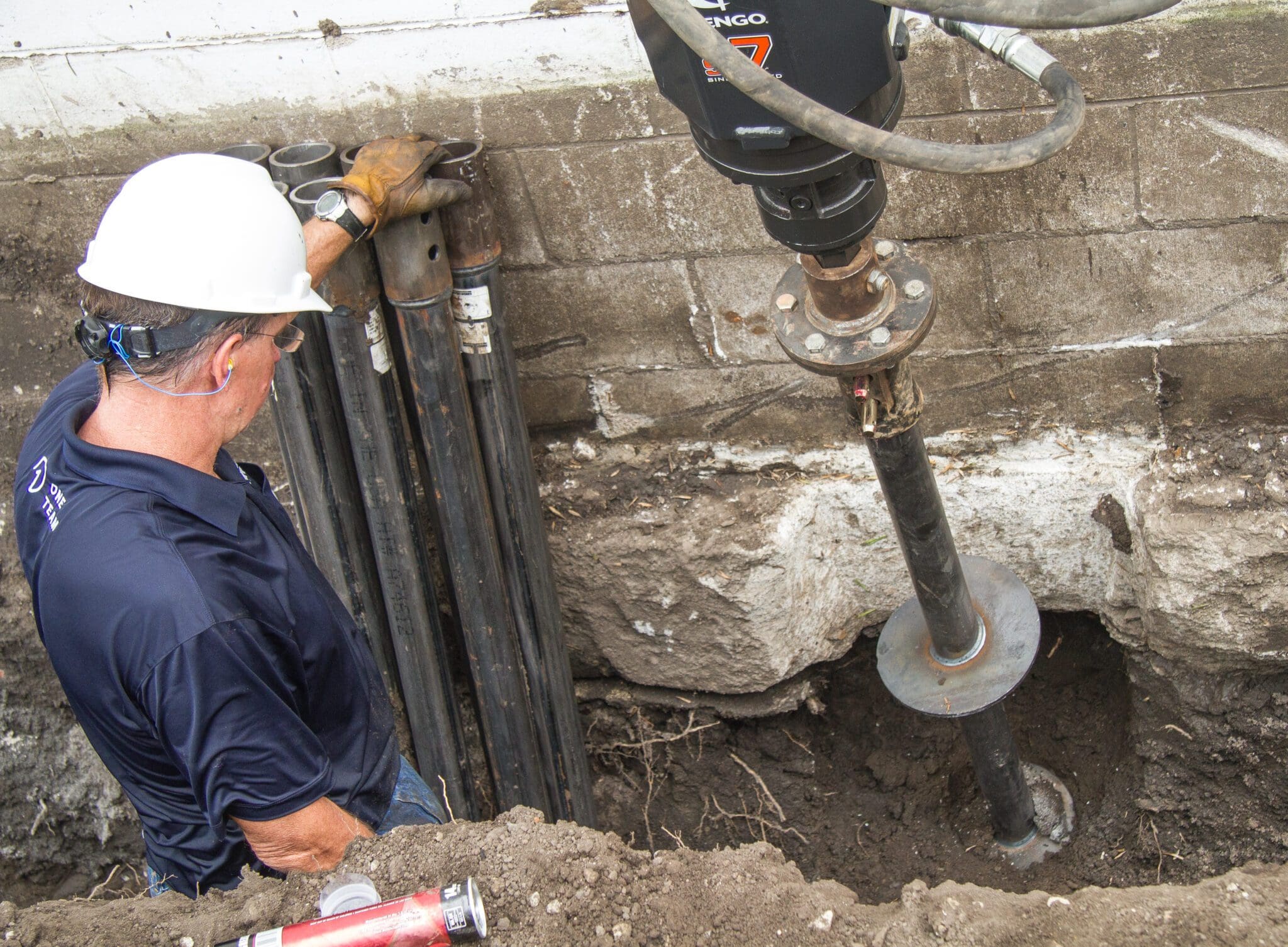 Ip Helical Step 2 Drive Piers Installation 07.28.15 280 Ip Helical Step 2 Drive Piers Installation 07.28.15 280