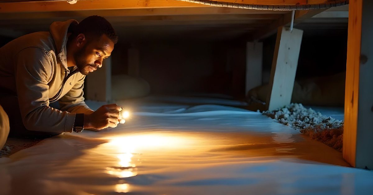 home inspection crawl space