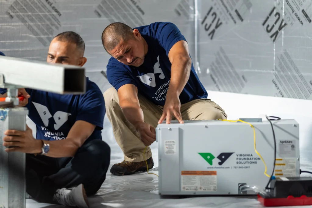 Dehumidifier In Crawl Space Without Encapsulation