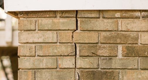 Foundation repair crack