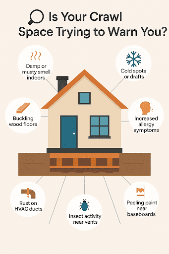 Crawl Space Moisture Remediation