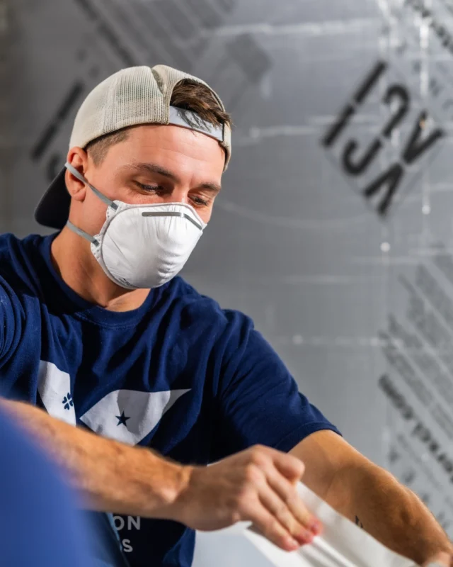 Encapsulation day! Our crew is sealing this crawl space for long-term protection and peace of mind🏠. 

👋🏻Say goodbye to musty odors and moisture issues💧😷

 #encapsulation #crawlspacerepair #FoundationExperts