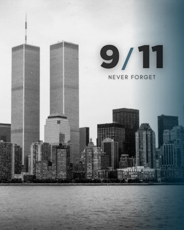 Today, we pause to honor the victims, the survivors, and the brave first responders of 9/11. Their courage and sacrifice will always be remembered. 🇺🇸❤️💙
 #September11 #NeverForget