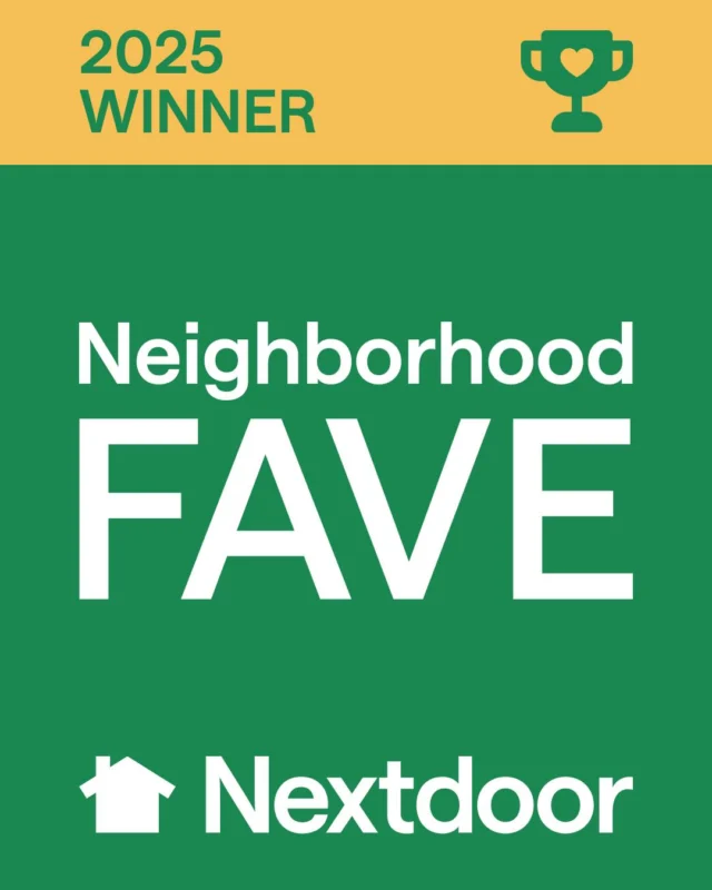 🏆 We’re a 2025 Nextdoor Neighborhood Fave!

Thank you to our neighbors for choosing us to protect and improve your homes with trusted, reliable service. Your support means everything to us! 💚💙

 #NeighborhoodFaves #neighborhoodfavorite #thankyou