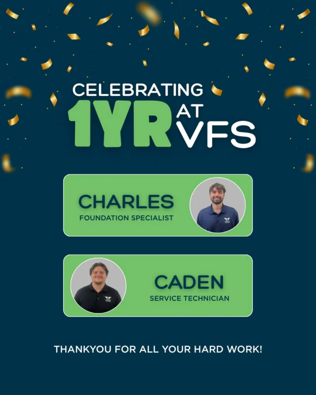 Join us in celebrating our amazing team! 👏 We’re so proud of all they do every day to keep homes strong and our customers happy. 🏠🎉

 #workiversary #TeamSpirit #teamwork